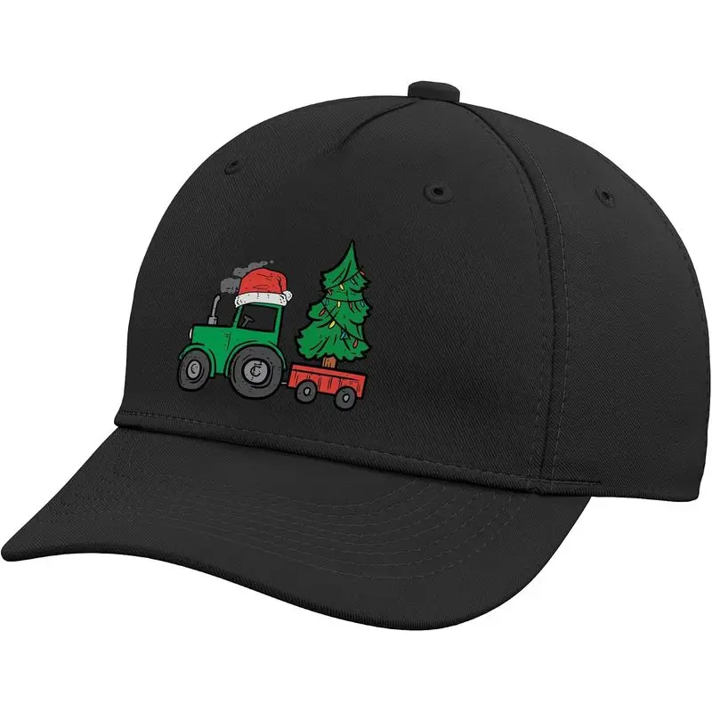 Farm Christmas Tractor Tree Xmas Truck Boys Kids Toddler Adjustable Baseball Hat