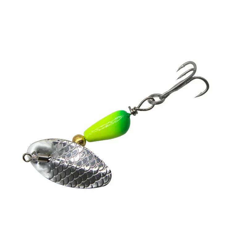 1PCS Spoon Spinner Bait 3/4.5g Metal Bait Artificial Wobblers CrankBaits Jig Sequin Lure Fishing Tackle