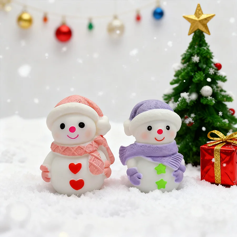 diy three-dimensional snowman silicone mold, christmas scented candle mold, handmade soap mold, candle mold