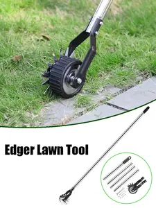 Wheel Rotary Edger Manual Edger Lawn Tool Sturdy 4 Section Stainless Steel Lawn Edger Tool edgers for Landscaping 67 Inches AliExpress