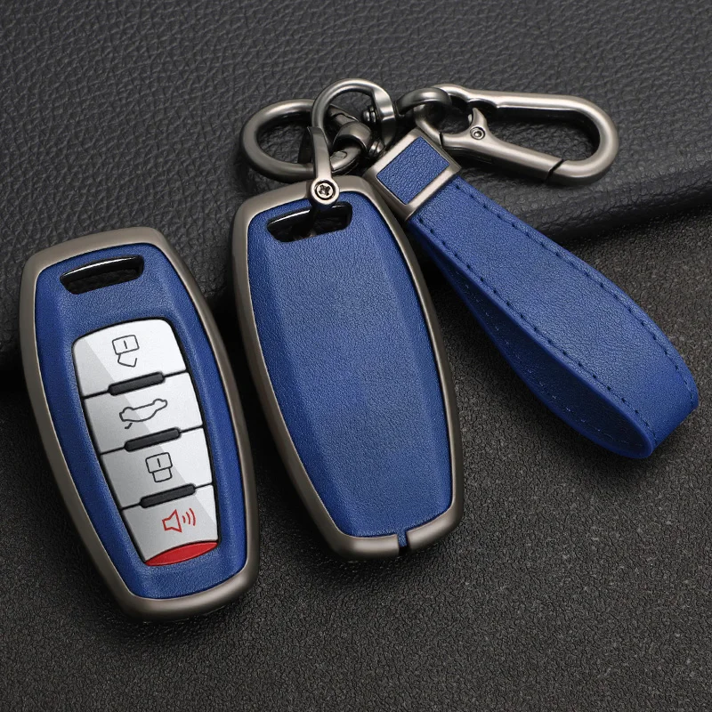 Zinc Alloy Car Key Case For Haval F7x H6 2023 Accessories Car Key Cover For Haval Jolion Joico Jollein F7 H6 Jolyon F7H Dargo