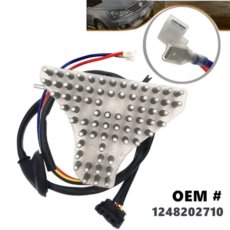 AA77 HVAC ضربة المحرك المقاوم لمرسيدس بنز 300CE 300D 300E E300 E300 1248202710 1248205810 الحرارة مروحة منفاخ منظم الوصول