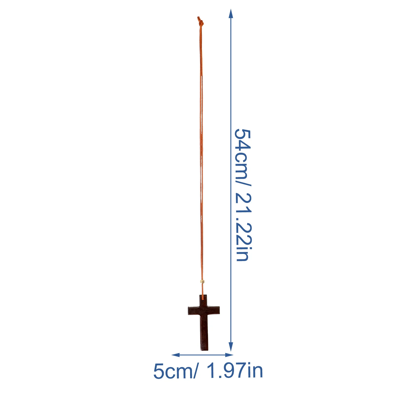 Miroir suspendu en bois, décor rétro minimaliste, pendentif croix, rétroviseur de voiture, accessoires suspendus