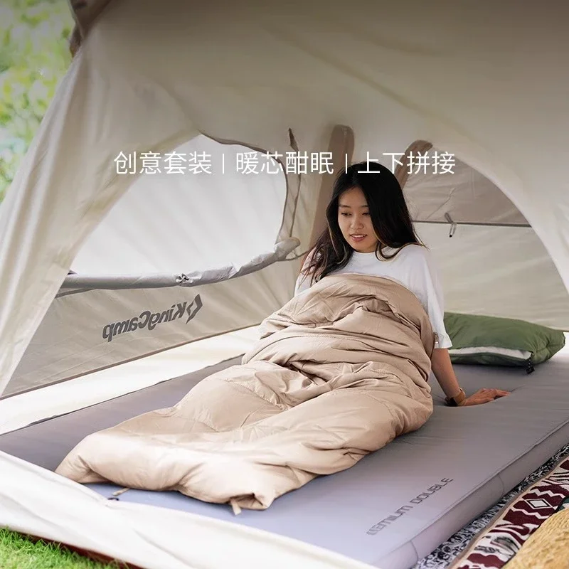 

Sleeping bag adult outdoor camping tent sleeping bag spring and autumn single double portable quilt