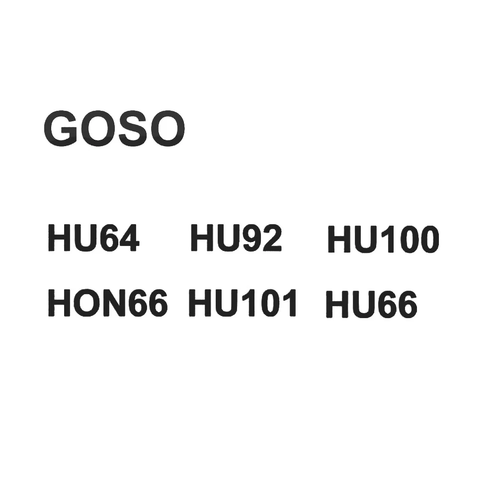 GOSO HU64 HU92 HU100 HON66 HU101 HU66 Inner Groove locksmith tool for VW for Benz
