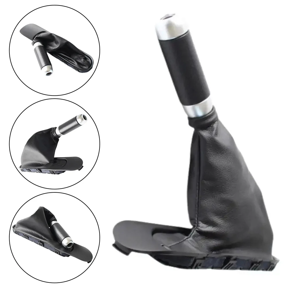 1PC Car Shift Handbrake Lever 2012 Shift Knob Handbrake Lever Cover Brake Boot For Mini  For Cooper R56 R57 R55 R58