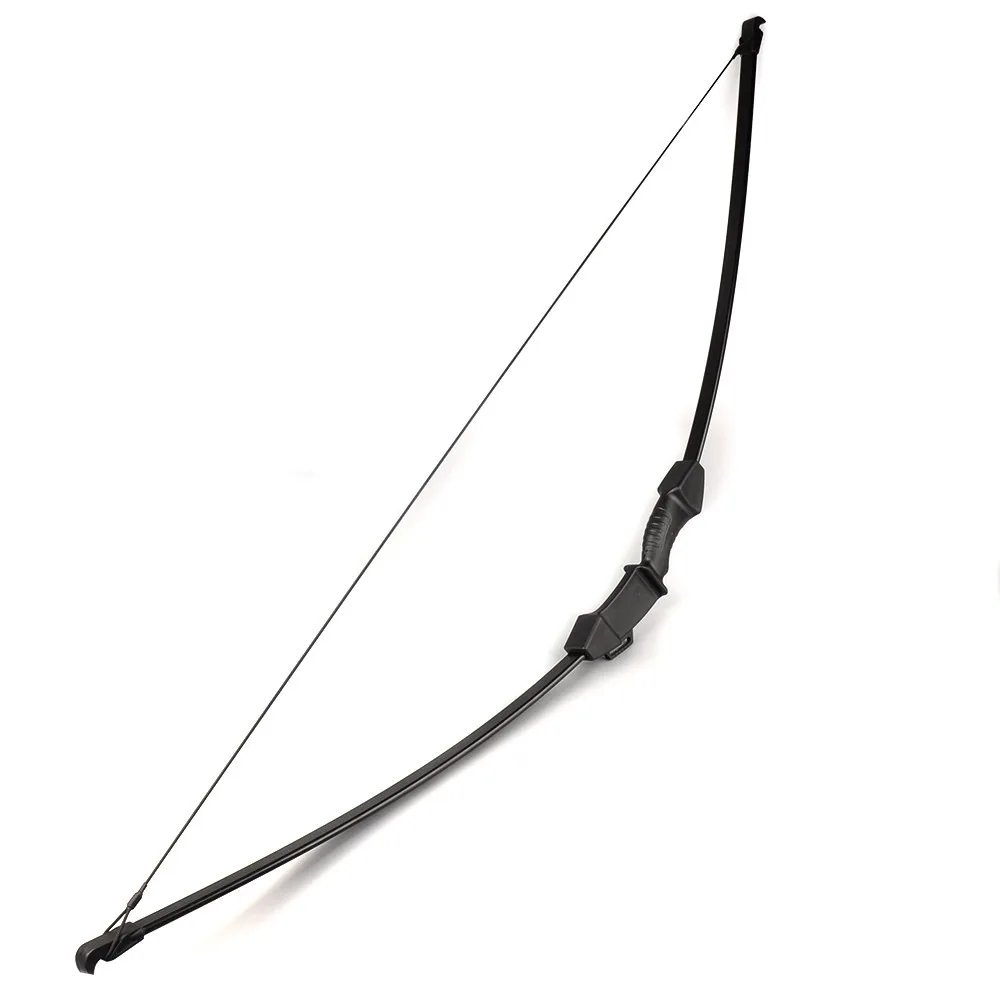 

Вес 15 фунтов, 45,2 дюйма, черный прямой лук из стекловолокна, детский тренировочный лук для стрельбы из лука