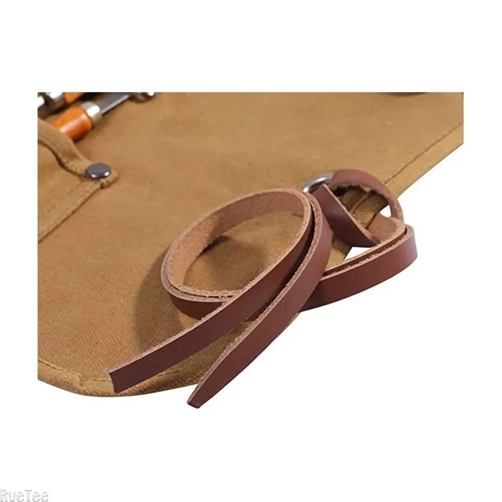Canvas Folding Tools Roll Up Bag Retro Tool Bag for Engraver Carving Knife Storage Tools Packaging