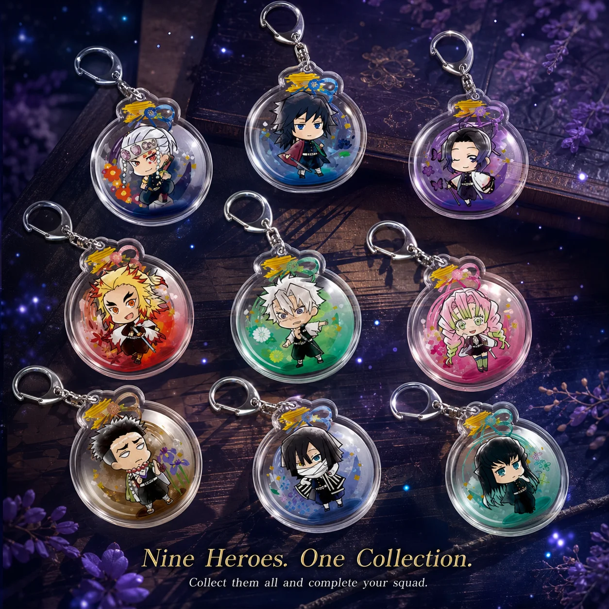 New Hot Demon Slayer Anime Tanjiro Kamado Giyu Tomioka Zenitsu Agatsuma Cosplay Keychain Plush Doll Cute Gift Toy In Stock