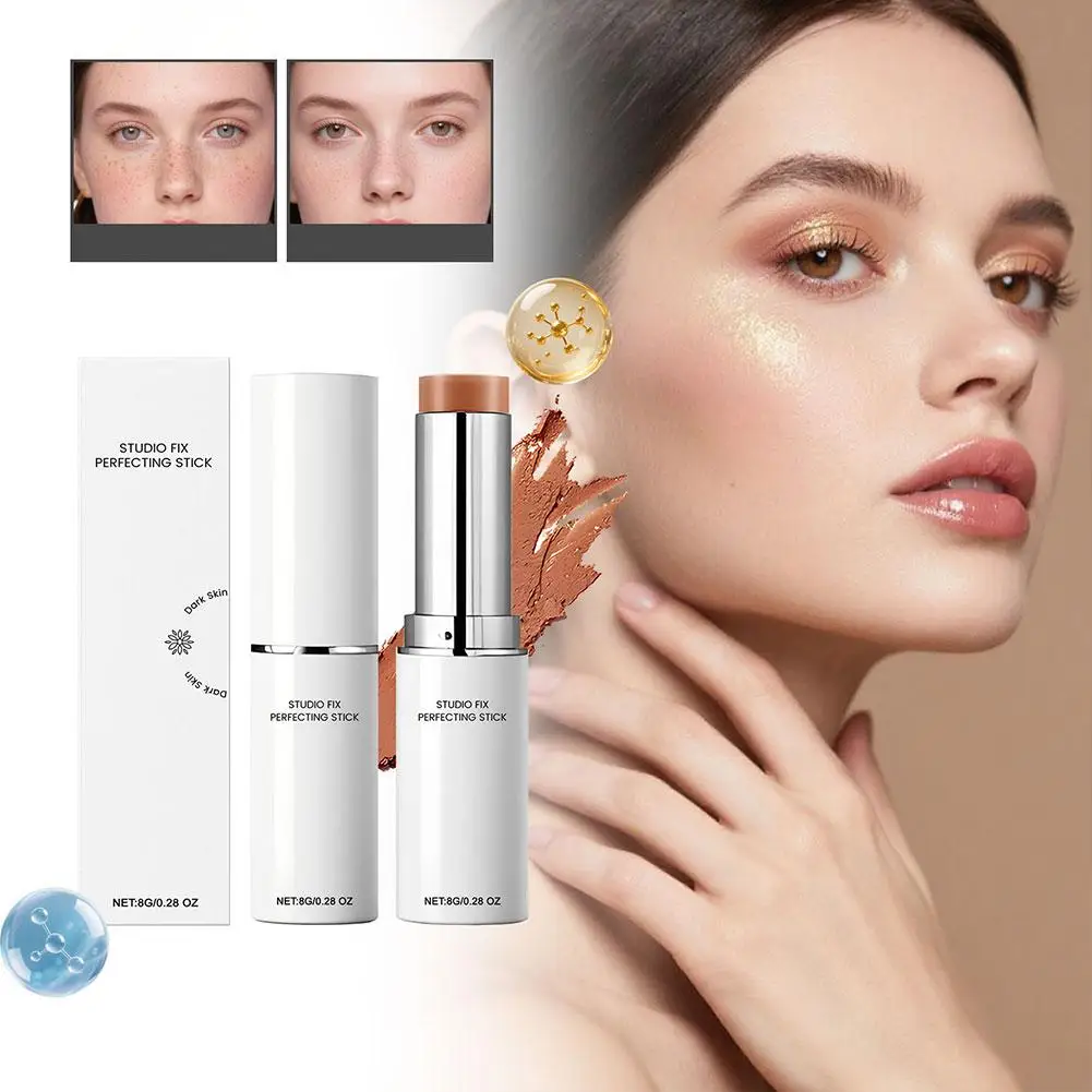 عصا كريم أساس عالية التغطية مقاومة للماء والعرق، تدوم طويلاً لجميع أنواع البشرة، مستحضرات تجميل احترافية