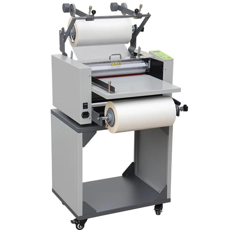 

Fully automatic large steel roller adjustable speed automatic hot and cold mounting high speed A3 laminating machine
