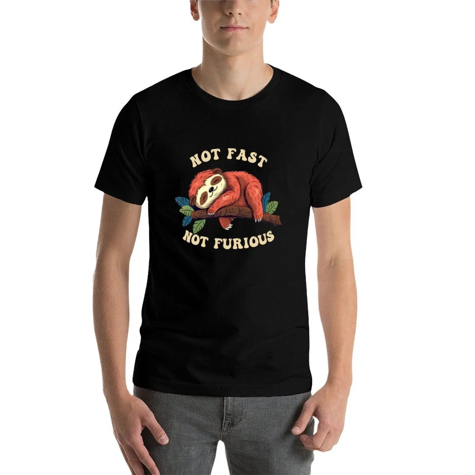 Not Fast, Not Furious T-Shirt t shirts for man cotton soft t shirt man designer anime t shirts oversize T-shirt - view 3