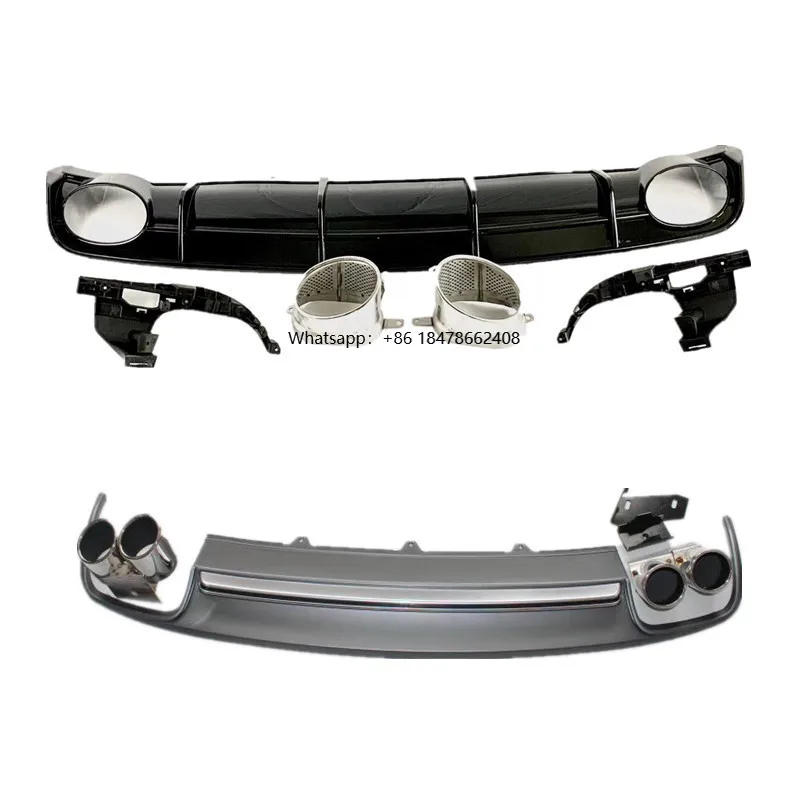

Factory A4 Upgrade S4 RS4 S Line Rear Diffuser A4 S4 B8 B9 Rear Bumper Lip Diffuser for A4 S4 B8 S9 S Line 2014-2019