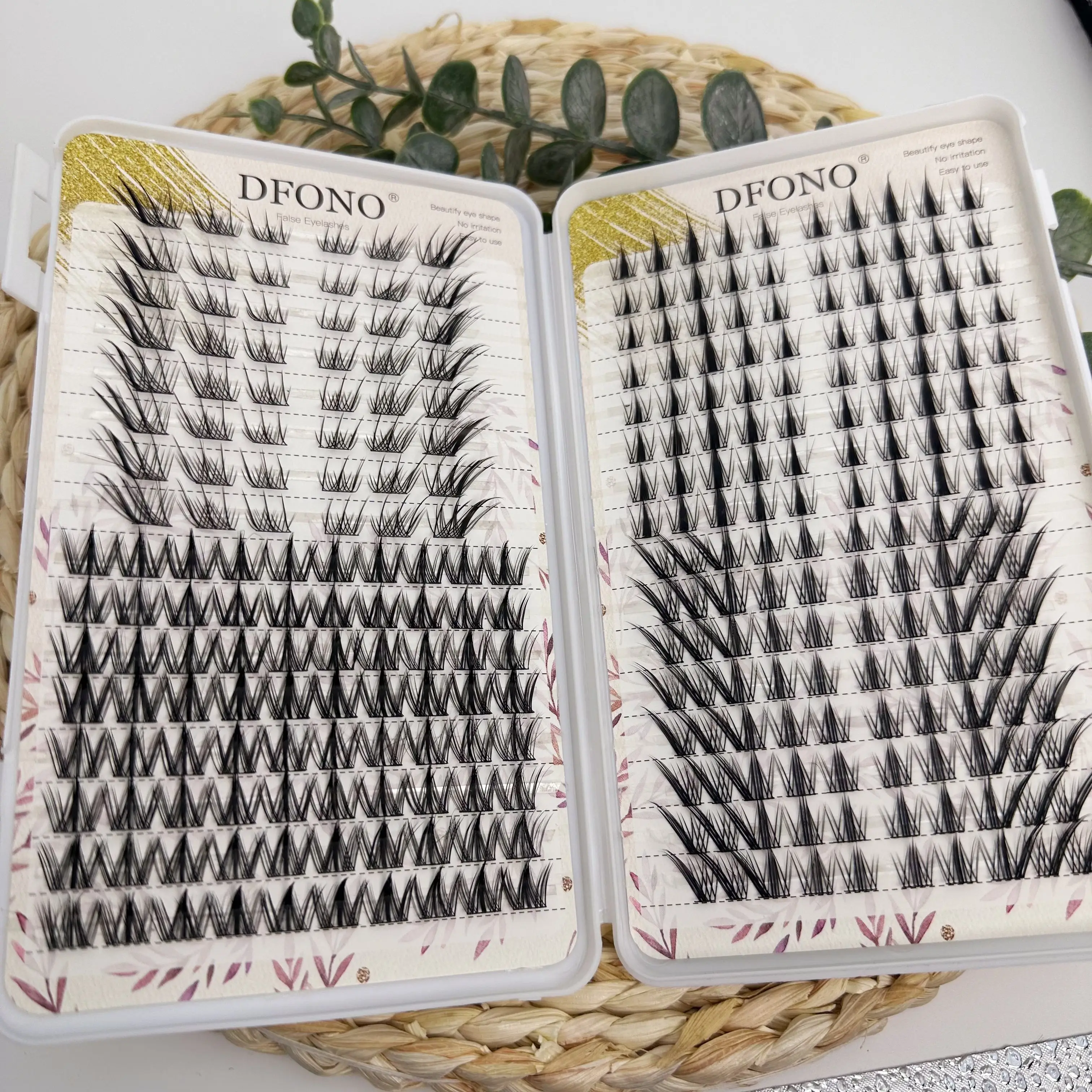288Pcs Mixed False Lashes, Natural Appearance, Super Soft and Light, Includes Su Dai Ji, Cani, Bubble Spirit, Nine Tailed Rabbit