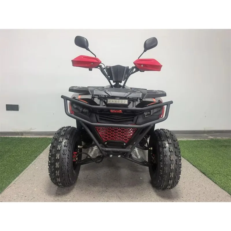 125cc  ATV Automatic Chain Gas Engine Transmission Quad Wheel 4-Stroke 3+1 Beach Quad High Visibility