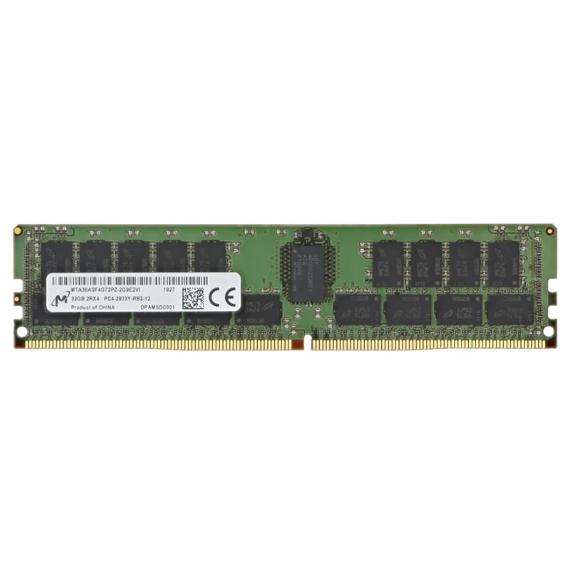 MT DDR4 32 ГБ 2666 МГц Серверная ОЗУ ECC REG, Регистрированный модуль памяти, PC4-21300, Небуферный