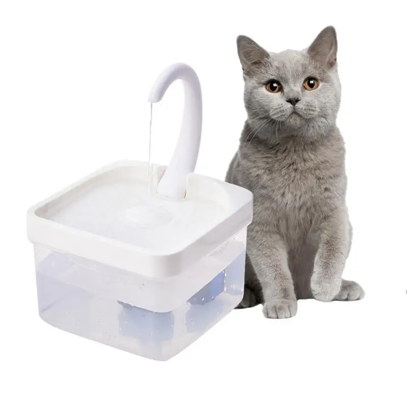 

Swan Neck Pet Water Dispenser Automatic Circulating Cat Drinking Fountain LED Light Automatically Power Off When Lack Of Water