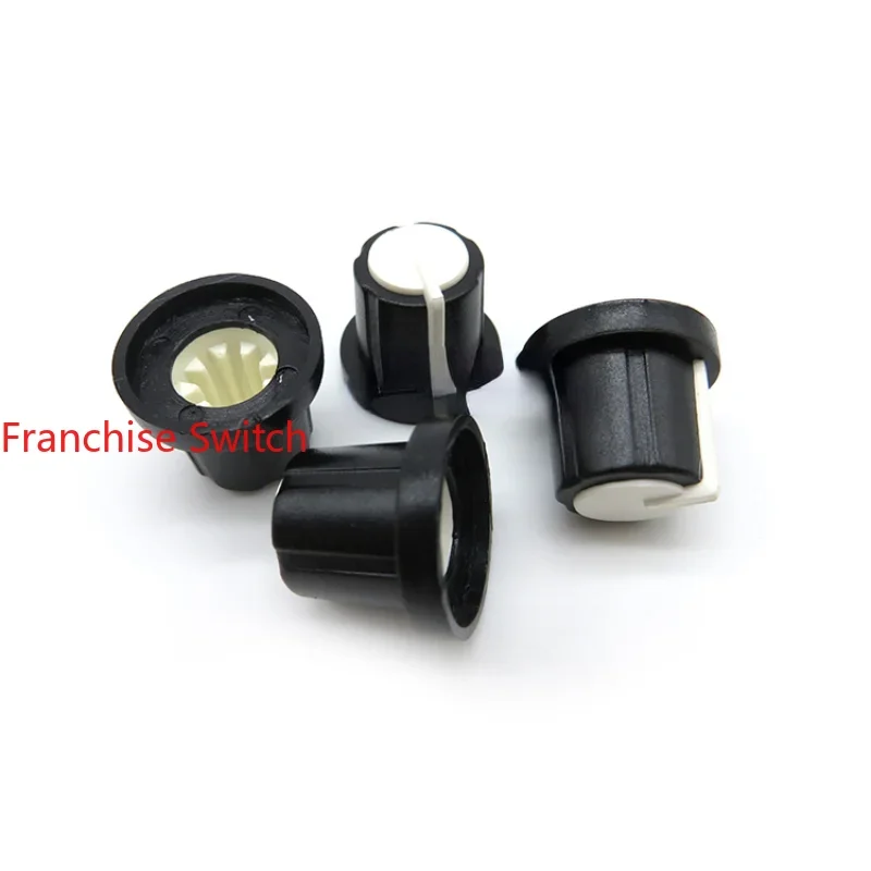 

10PCS Supply Potentiometer, Encoder, Band Switch, Plastic Knob Cap, 17*15MM Flower Shaft Hole