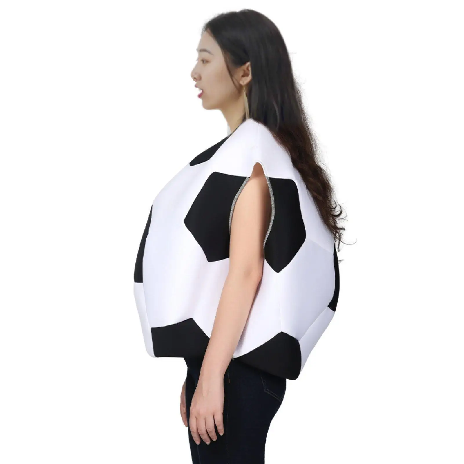 Soccer Ball Costume Breathable Dress up for Theme Parties Festivals Masquerade