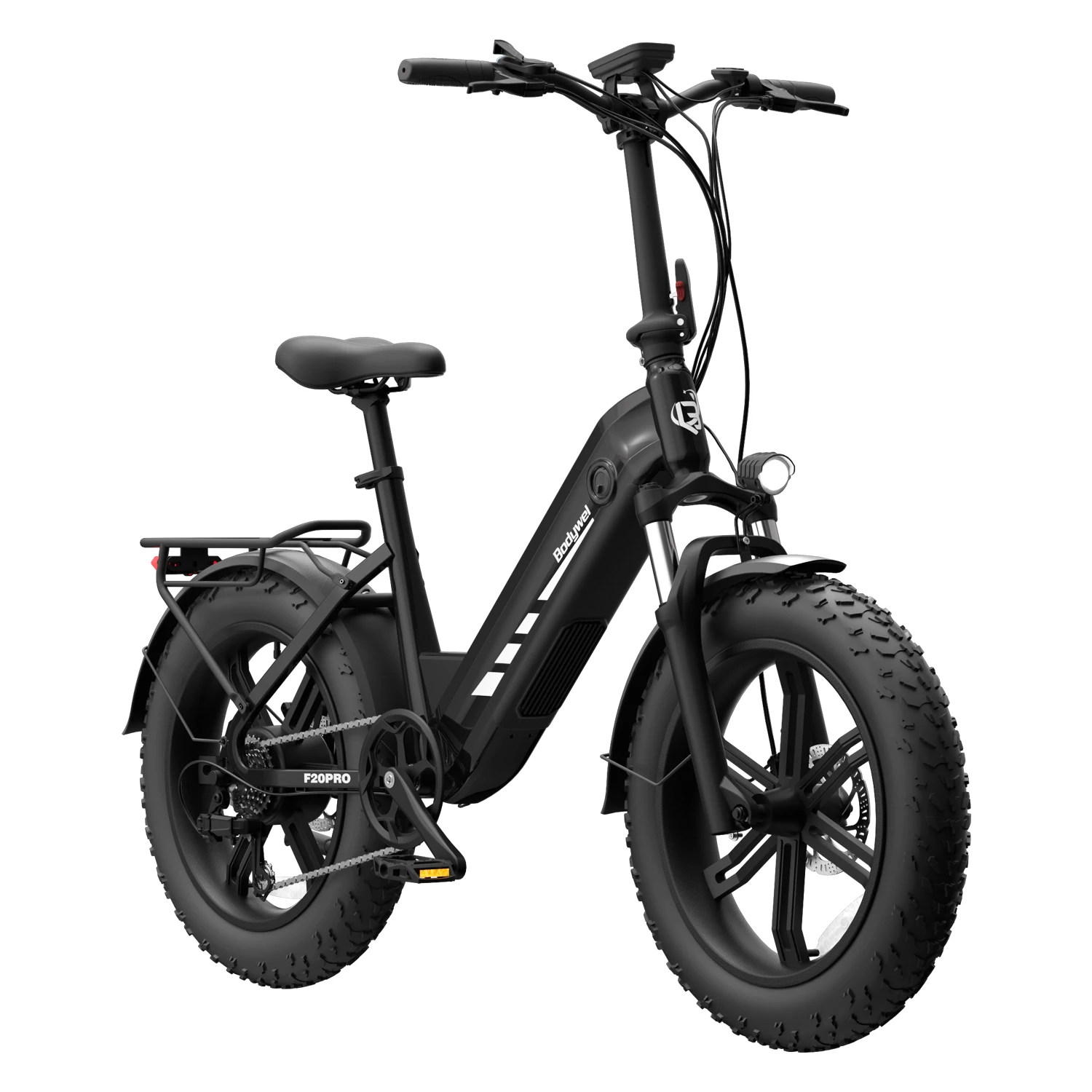 Bodywel F20 Pro Erwachsenen-Elektrofahrrad E-Bike 48V18AH Akku 20 Zoll Reifen Schneemobil E-Bike – Detail 11