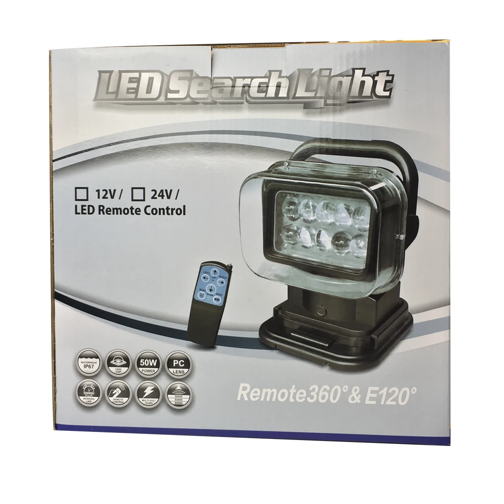

50W Marine Searchlights with Magnetic Base LED Searching Lamp for Car Boat Outdoor LANTSUN LED523(FREE SHIPPING To Europe)