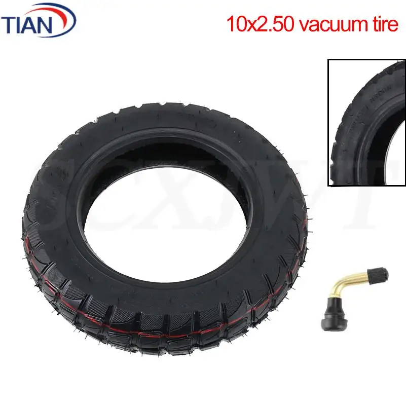 

10x2.50 off-road vacuum tire for electric scooter ride hailing, wear-resistant tire, road tire, outer tire