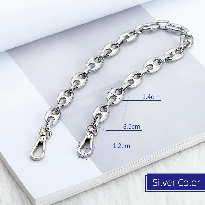 Her  bag Metal Chain Accessories can be used for Crossbody or Shoulder Bag Shoulder Straps with Thick Chains