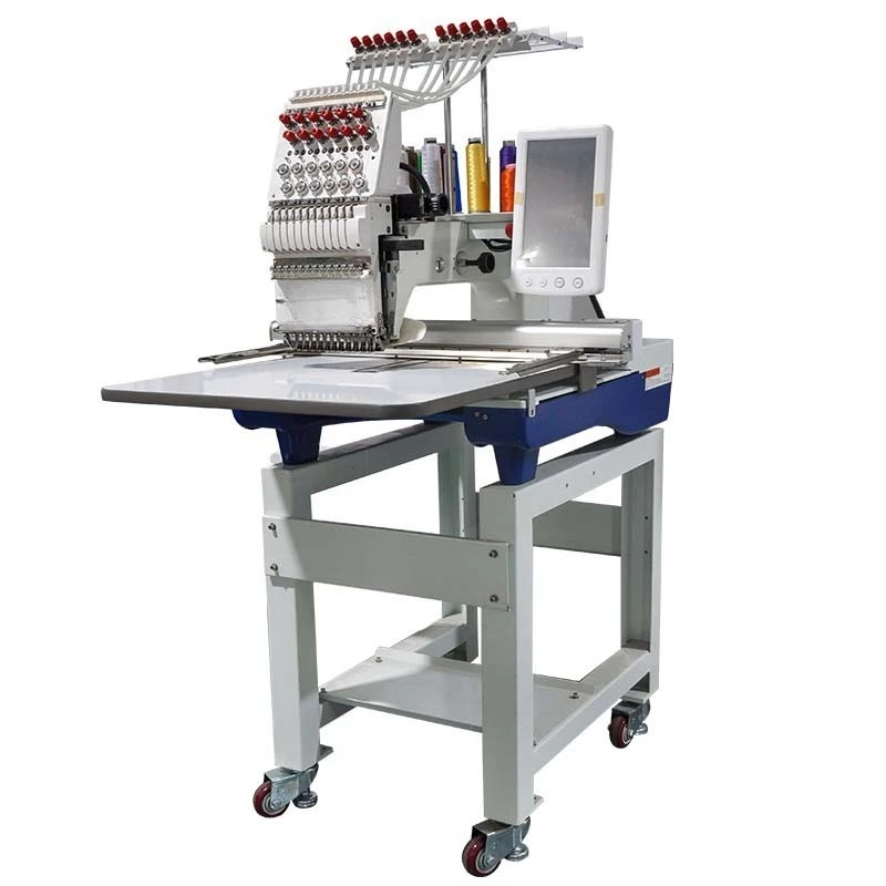 

Auto Single-Head Embroidery Machine Cap/Garment/Flat 3-in-1