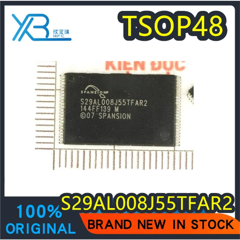 

(3/30 pieces) S29AL008J55TFAR2 S29AL008 TSOP48 New original memory chip IC spot delivery fast