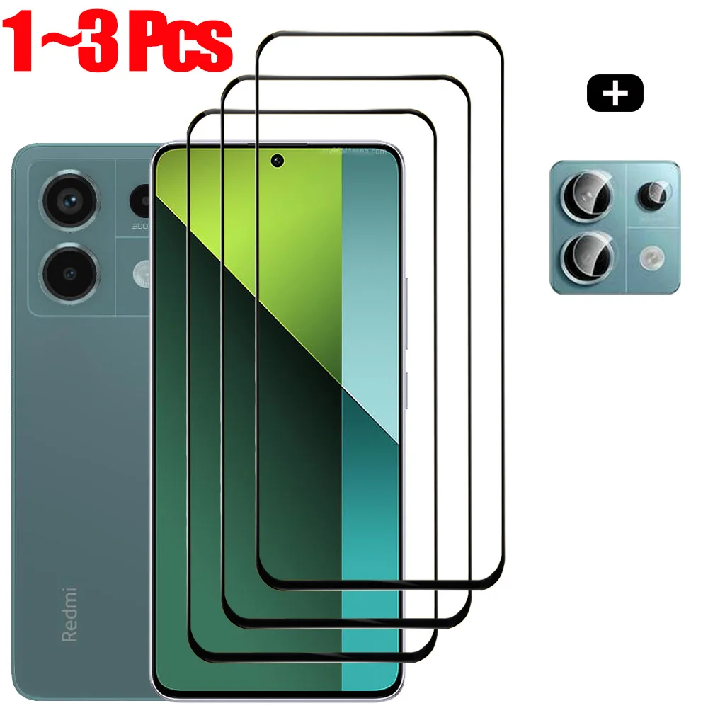 Pelicula, Front Tempered Glass For Xiaomi Redmi Note 13 12 11 10 Pro 4G/5G Screen Protectors Redmi Not 12 cristal templado Note12 Pro+ protector pantalla Note 12S 11S 10S verre trempé Nota 12 Pro Plus Camera Lens Film