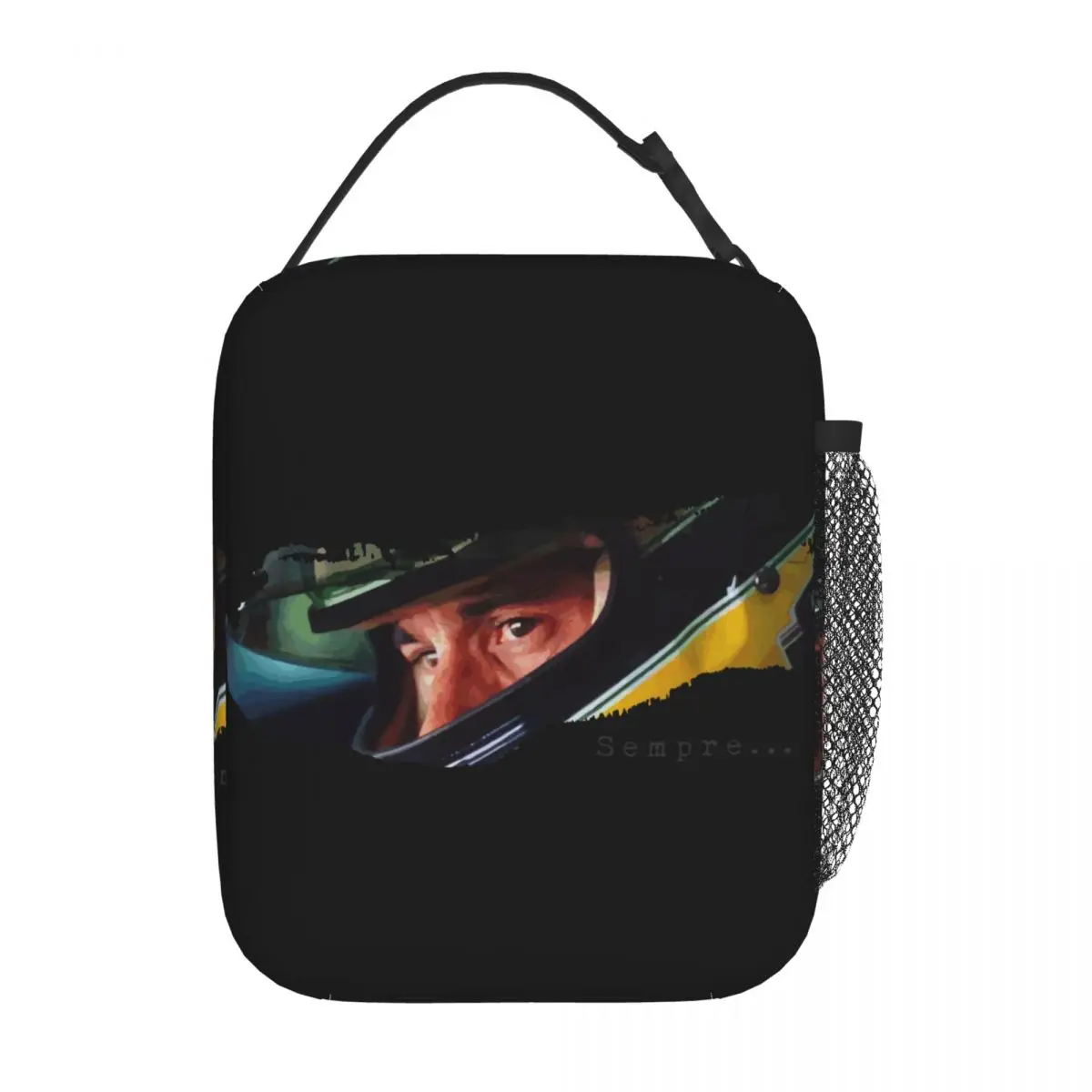 Ayrton Senna Insulated Lunch Bags Cooler Bag  Meal Container Leakproof Tote Lunch Box Men Women College Picnic