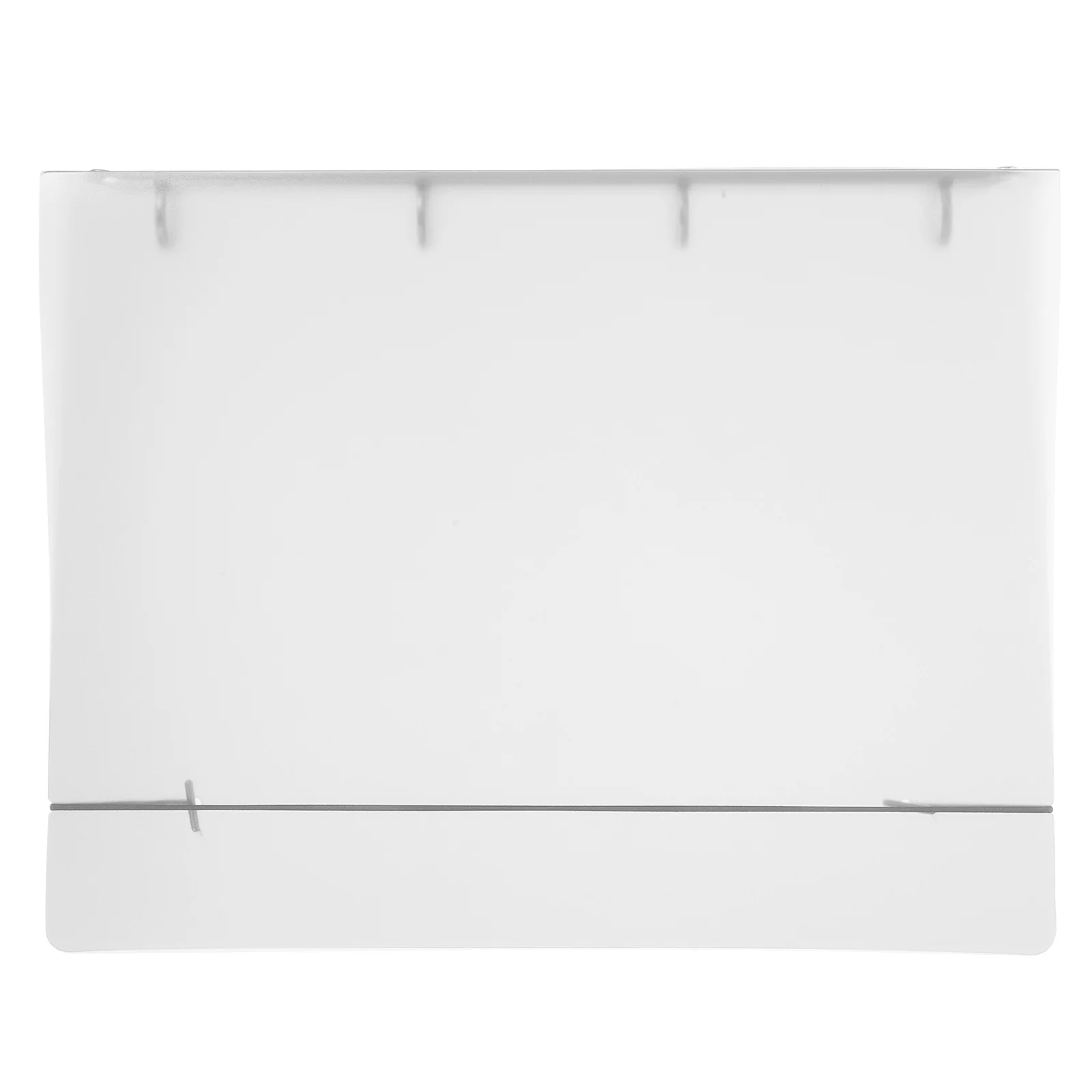 

PP Transparent Document Folder Portable File Organizer for A4 Papers Receipt Business Card Storage Box Folders for Paperwork A4