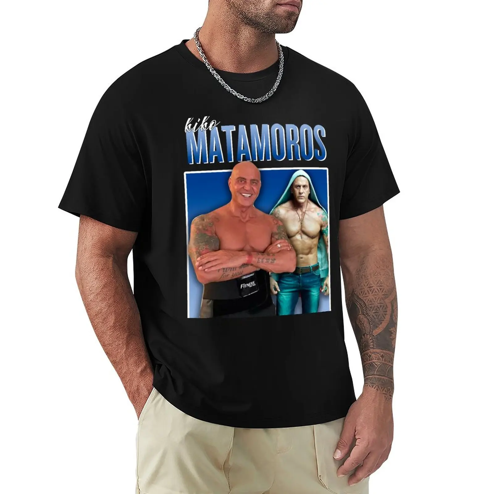 KIKO-Camiseta MATAMOROS para hombre, ropa vintage, camisetas gráficas, camisetas de sudor
