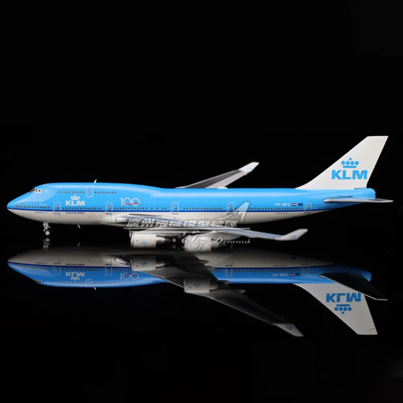 JC Wings Die Cast 1:400 Scale Netherlands KLM XX40117/A B747-400 PH-BFG   Domestic Alloy Aircraft Model Collection Toy Gift