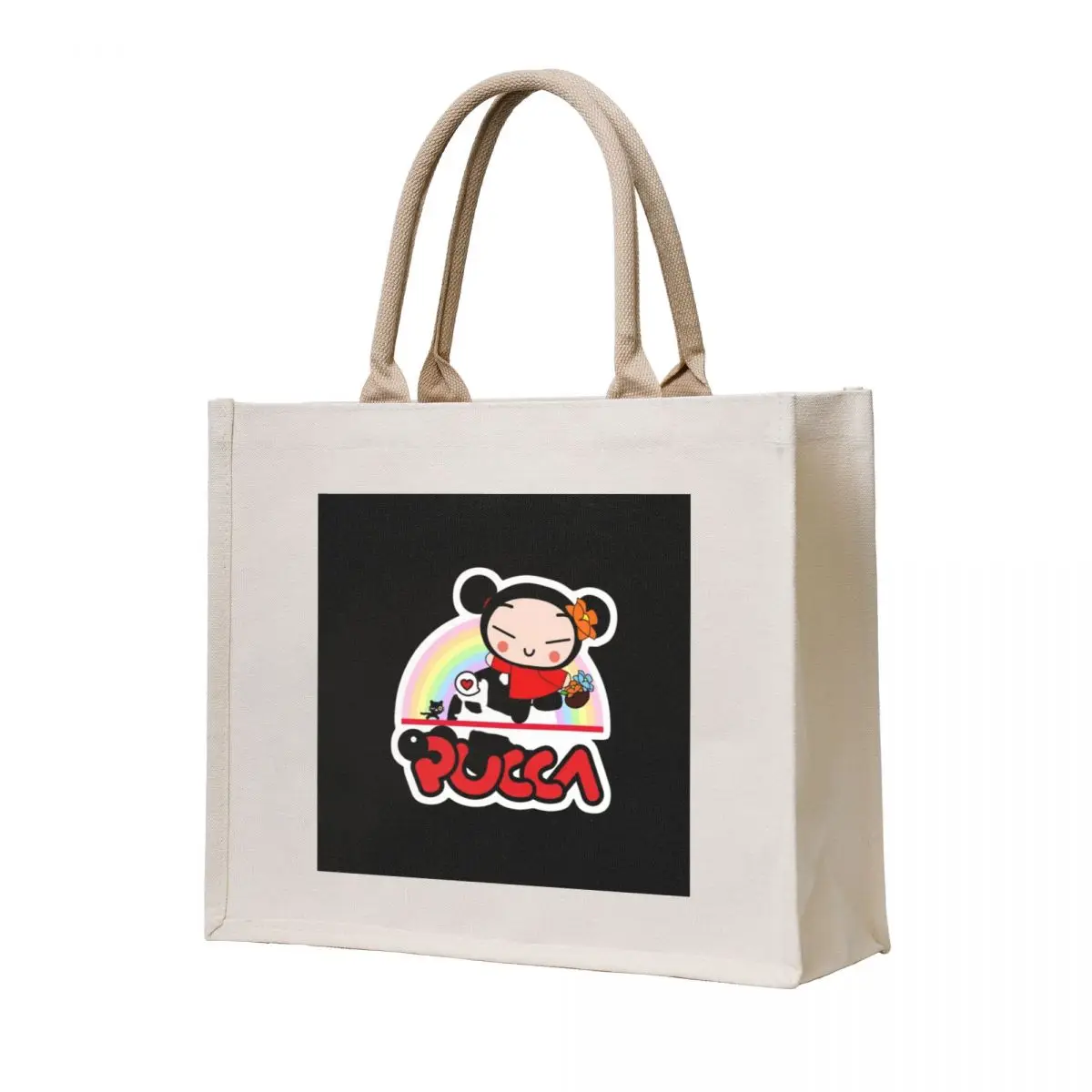 

Pucca And Garu Tote Bag Big bag women handbag Women's bag