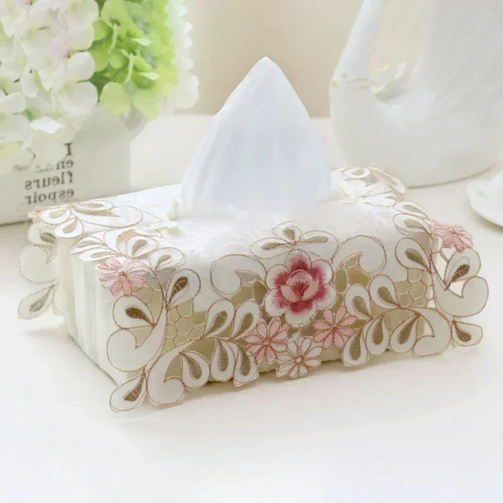 Exquisite Vintage Lace Fabric Tissue Box Cover: The Perfect Blend of Function and Elegant Home Decor