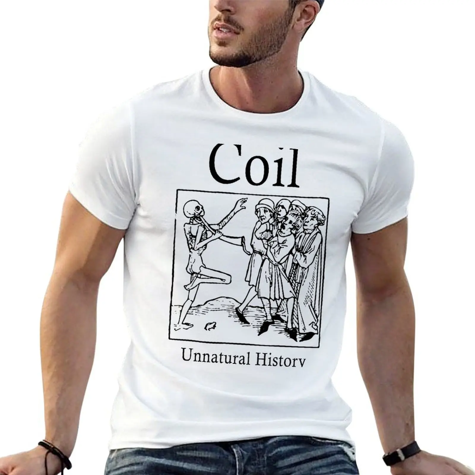 Coil-Unnatural-History T-Shirt plus size clothes topping Men's t-shirt