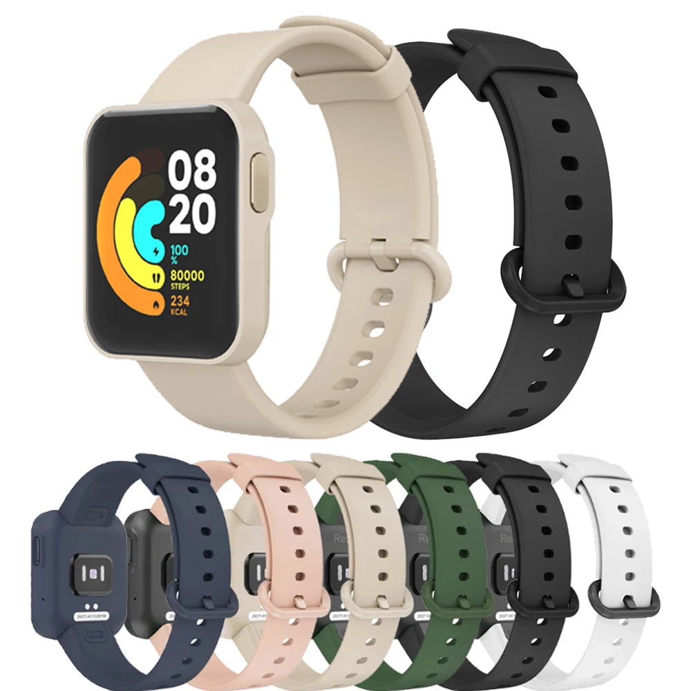 Silicone Strap for Xiaomi Mi Watch Lite Band Replacement Bracelet for Redmi Watch Lite Watch Wristband for Xiaomi Watchbands