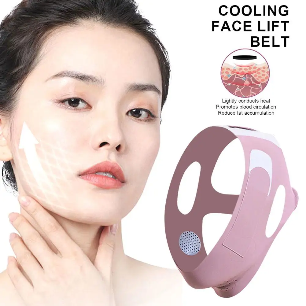 Reusable V Line lifting Mask Facial Slimming Strap - Mask Face Double V Chin Reducer Shaped Belt Face Slimming Up Lifting C P9C4