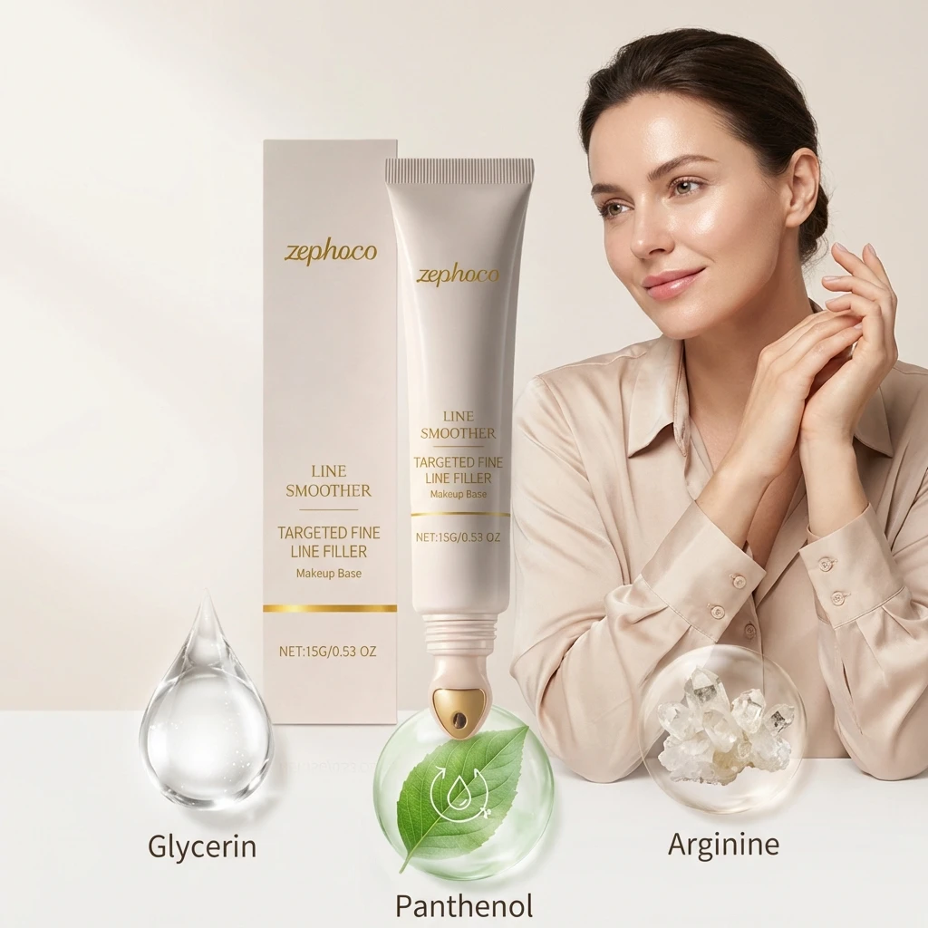 Zephoco 15g Face Primer Moisturizing Makeup Base Smooth Skin Transparent Primer For Natural Radiance Daily Wear