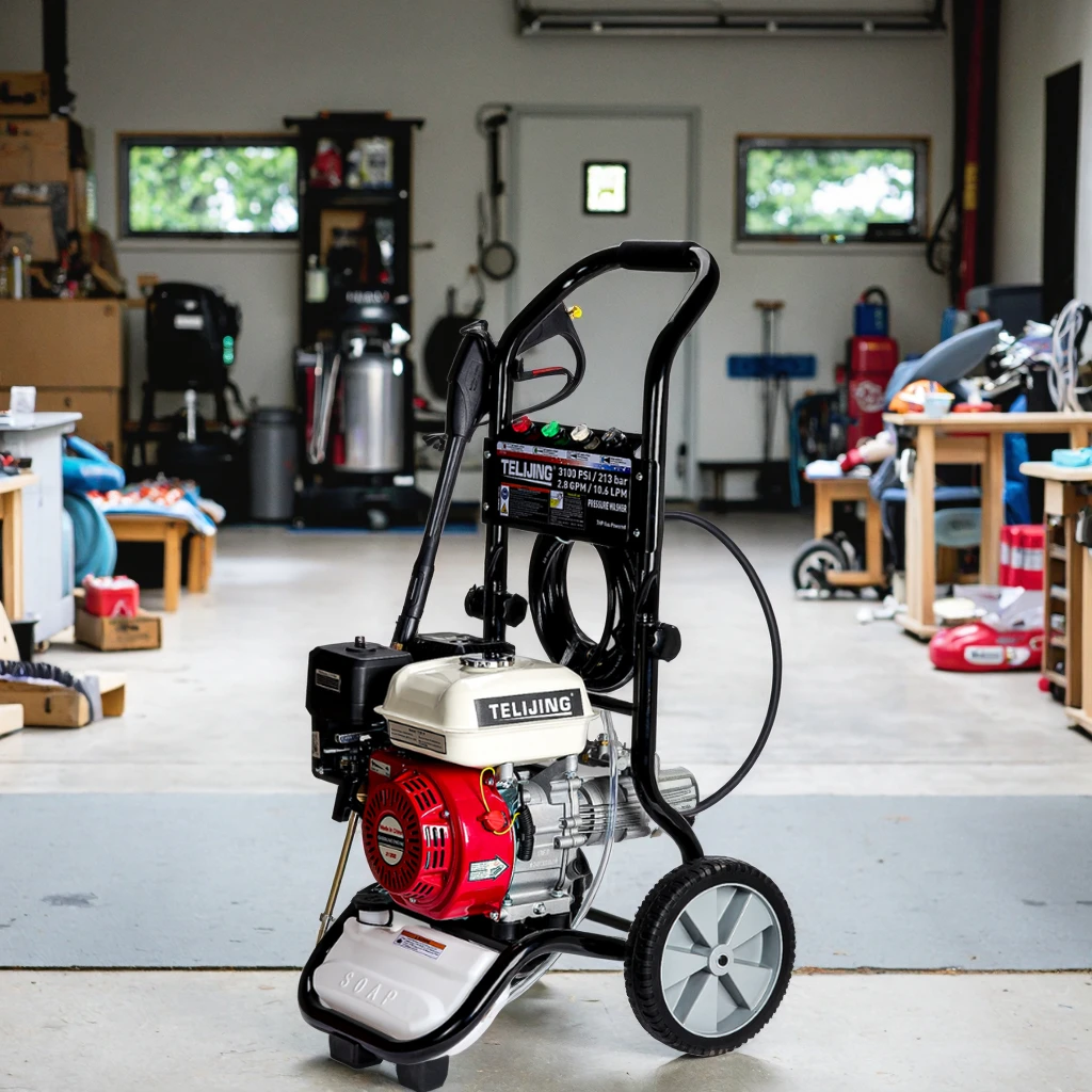 7Hp Petrol High Pressure Washer Machine 212cc Cleaning Equipment For Personal Using Multifunctional 3100psi/213bar
