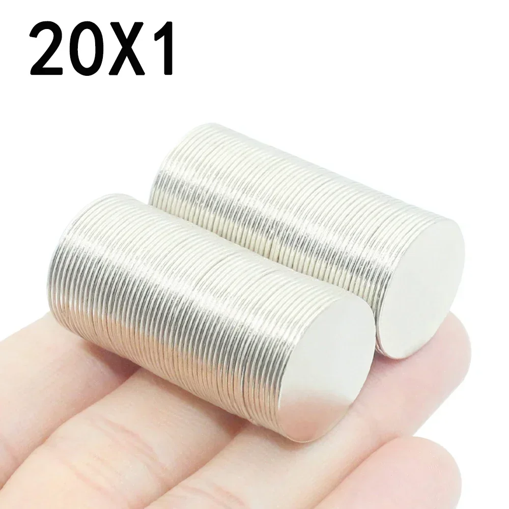 3/5/10/15/20 Pcs 20x1 Neodymium Magnet 20mm x 1mm N35 NdFeB Round Super Powerful Strong Permanent Magnetic imanes Disc 20*1