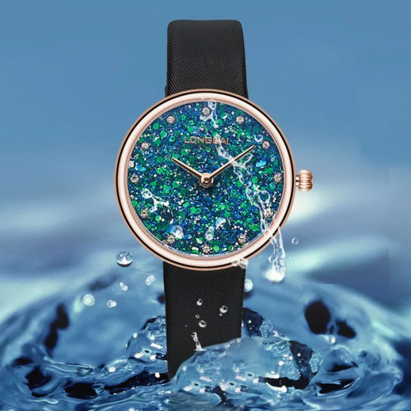 2023 New Women Watch Babysbreath Luxury Diamond Waterproof Quartz Watch Ladies Clock Fashion Girl Valentine\'s Day Birthday Gift