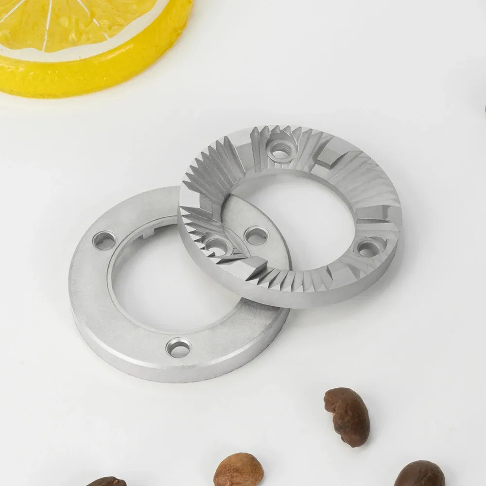 

Pack of 2 Grinder Burrs Disc Accessories 40MM Cutter Disc Metal Texture for Bean Coffee Accessories Barista