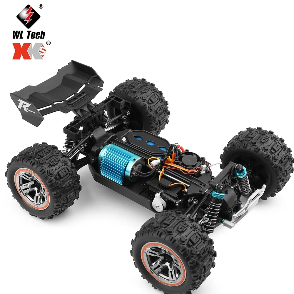 WLtoys XK 184008 RC samochód 1/18 60 KM/H 4WD bezszczotkowy zdalnie sterowanym samochodowym z lampkami LED terenowy 2.4GHz dużą prędkością Off Road