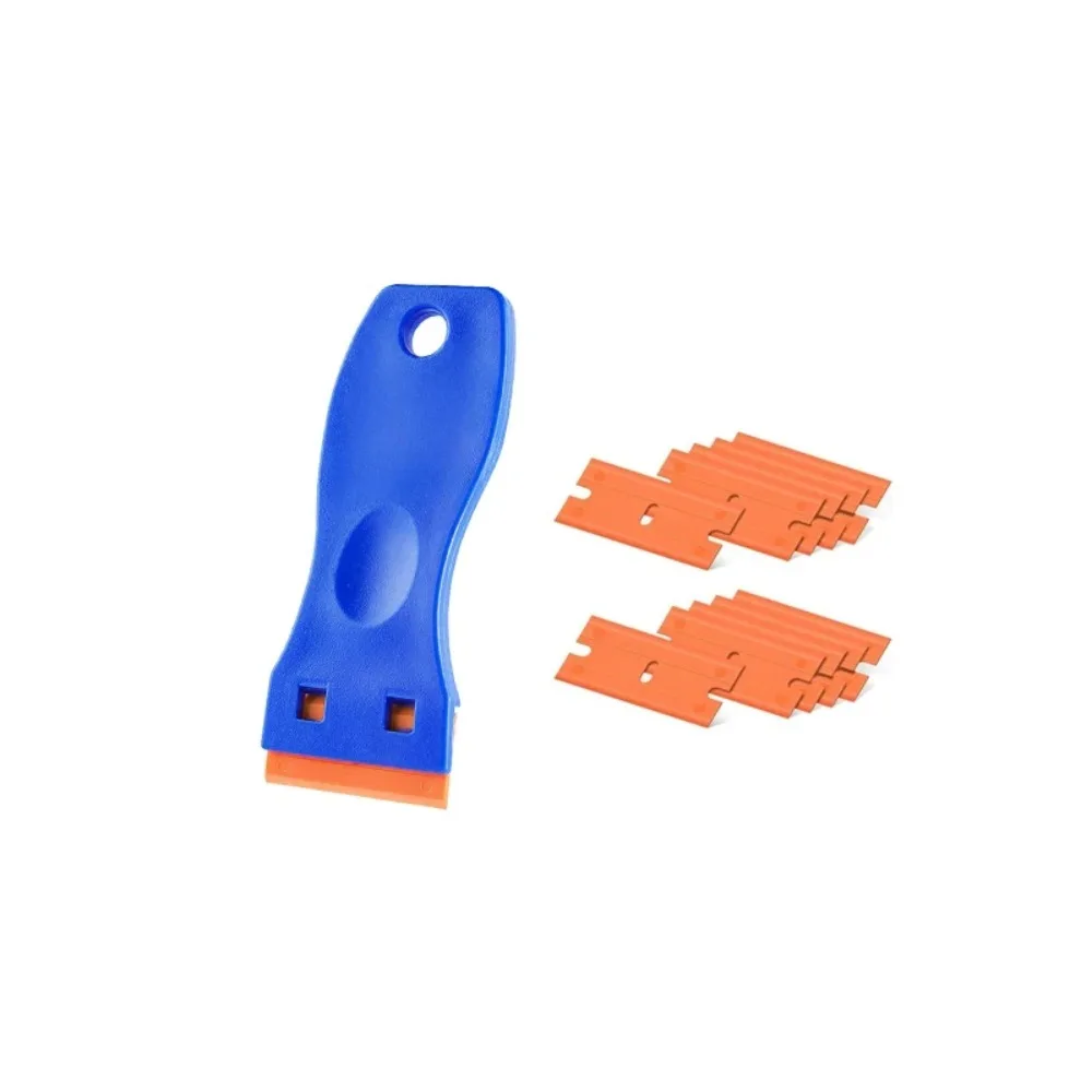 Adhesive Remover Car Sticker Remover Cleaning Scraper Glue Remover for Windows Glass Plastic Razor Blade Scraper Label Tool image 6