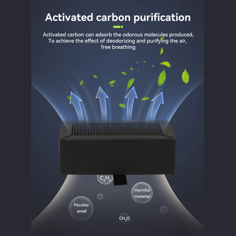 For Bambu Lab X1E X1C X1 P1P P1S 3D Printer Parts 1/10Pcs Activated Carbon Filter Air purifier Filter Replacement