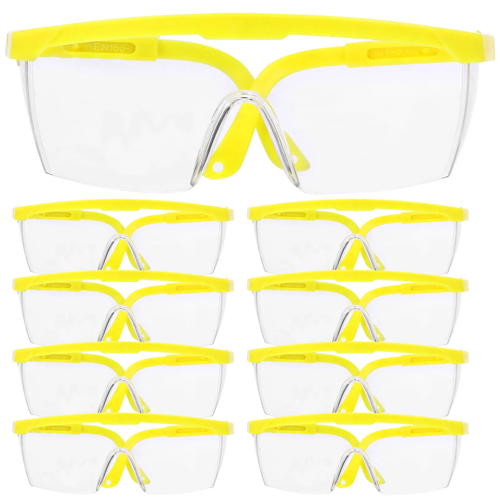 

12Pcs Protective Eyewear Stylish Eye Glasses Riding Dust Wind Proof Outdoor Goggles Impact Resistance Eye Protective Glasses