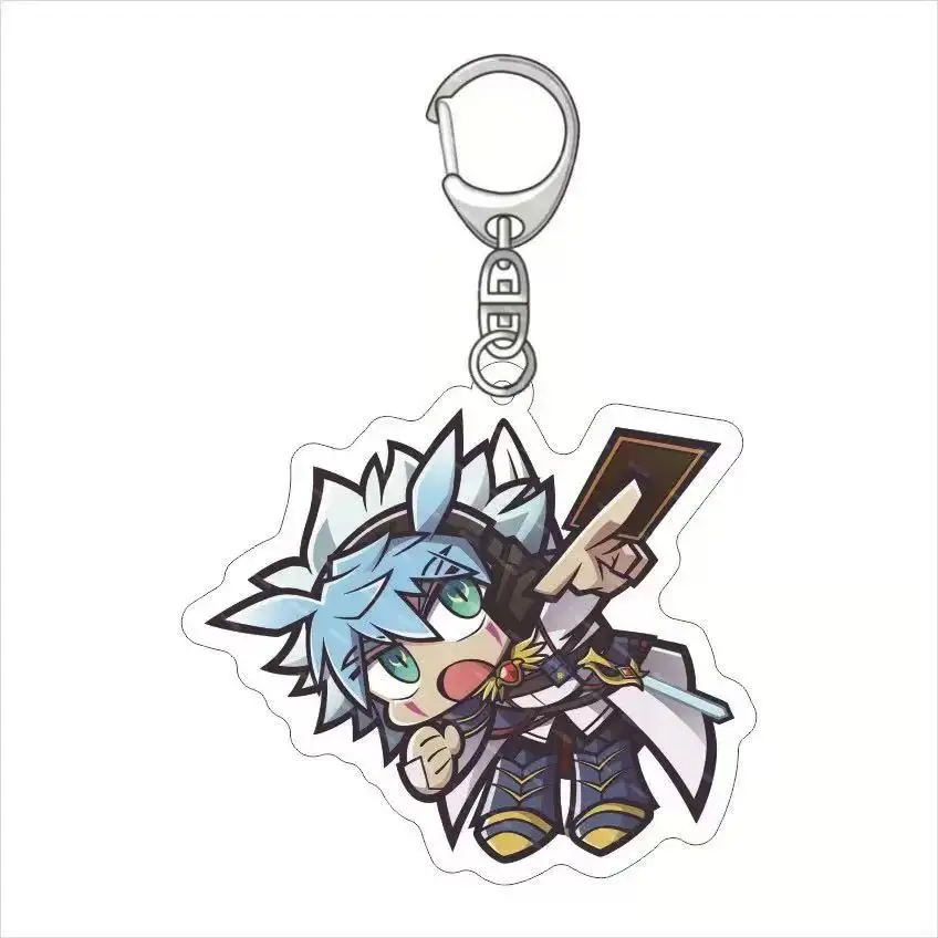 Yugioh Yugi Mutou Yugi Atem Mazaki Anzu Mana Game Anime Acrylic Keychain Plush Bag Pendant Campus Periphery Accessories Gift view 3