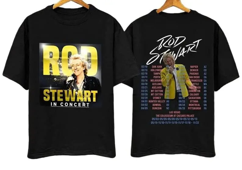 Rod Stewart The Hits Tour 2023 T-Shirt Gift Fan S-3XL